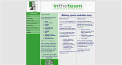 Desktop Screenshot of intheteam.com