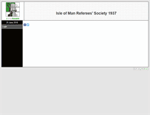 Tablet Screenshot of iomreferees.intheteam.com