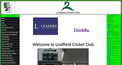 Desktop Screenshot of lindfieldcc.intheteam.com