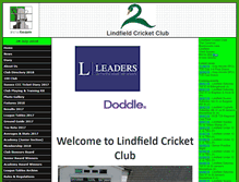 Tablet Screenshot of lindfieldcc.intheteam.com