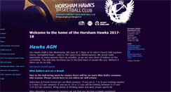 Desktop Screenshot of horshamhawks.intheteam.com